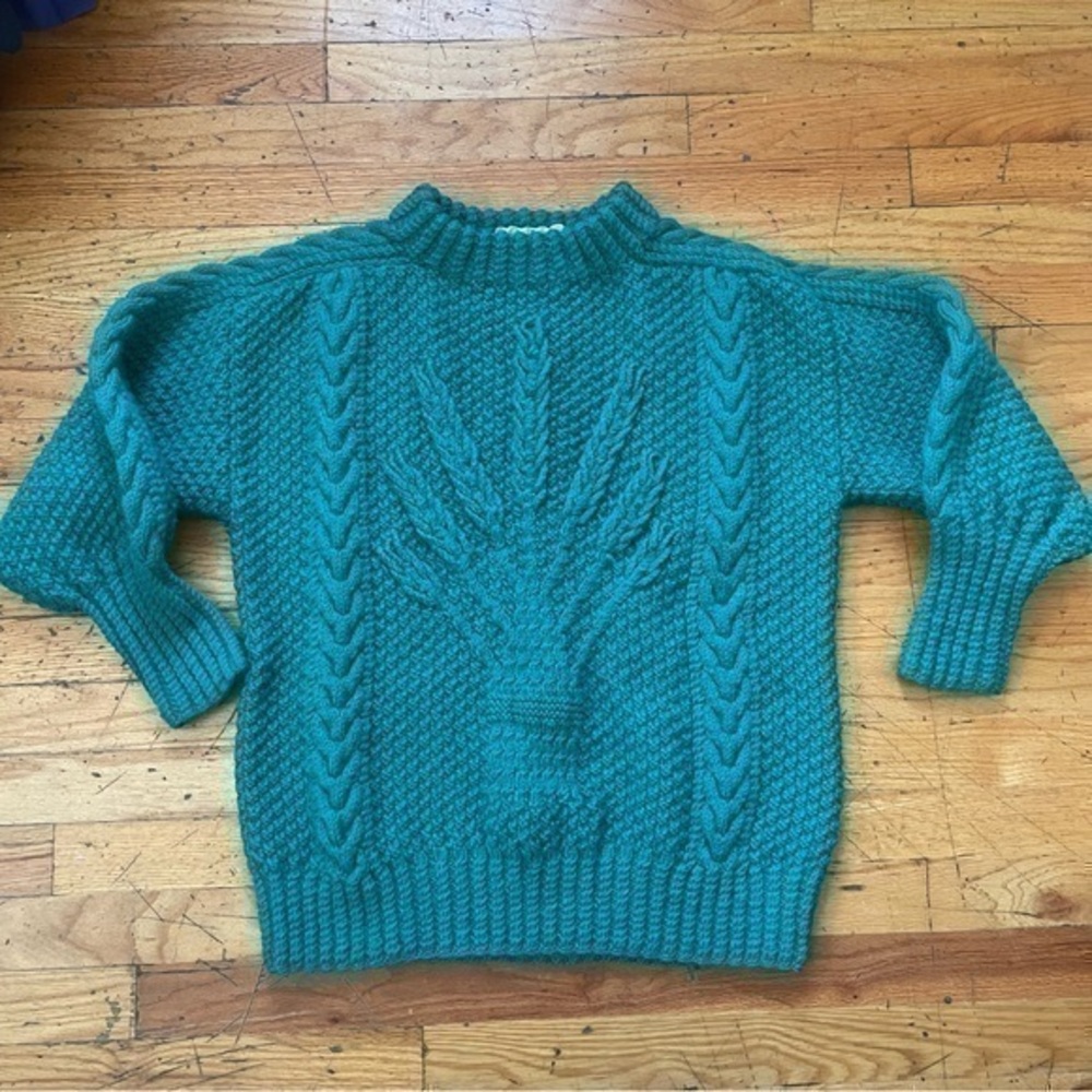 Quills Woollen Market Sweater Size Large